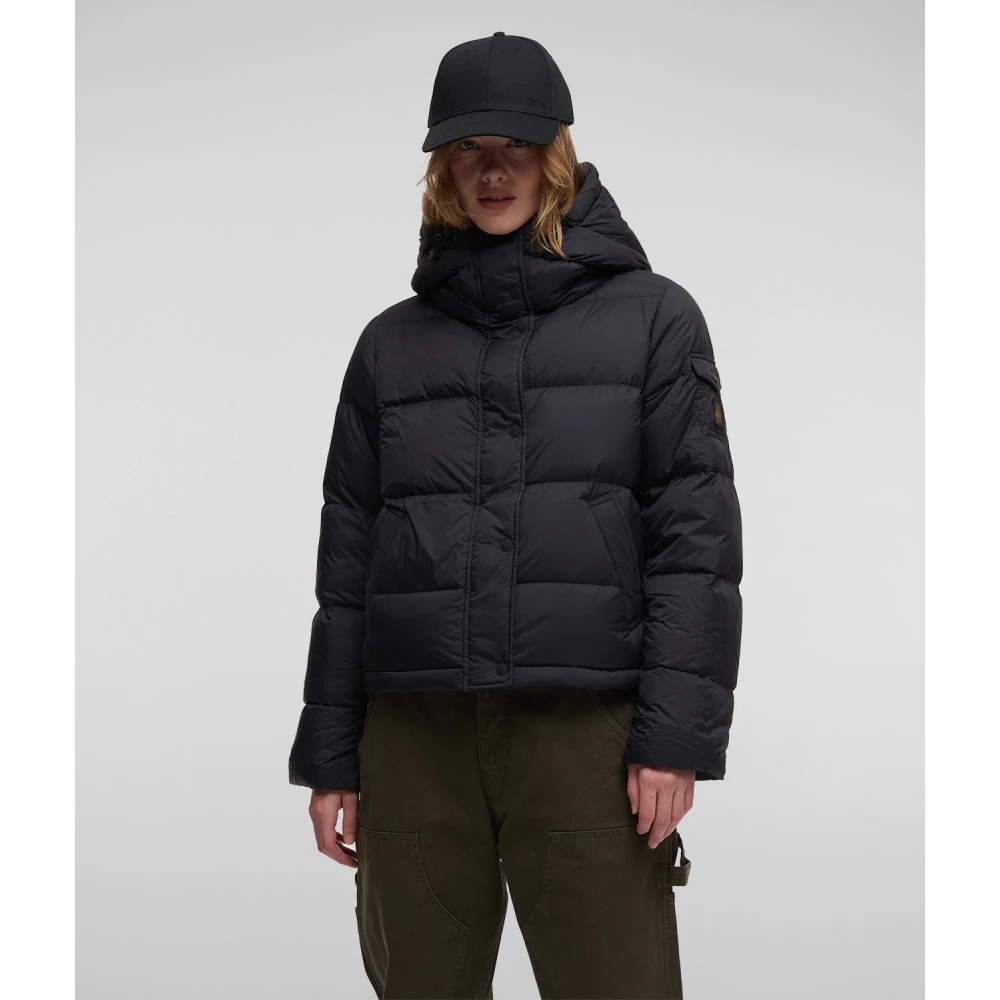 RefrigiWear Zwarte Jas Black Dames