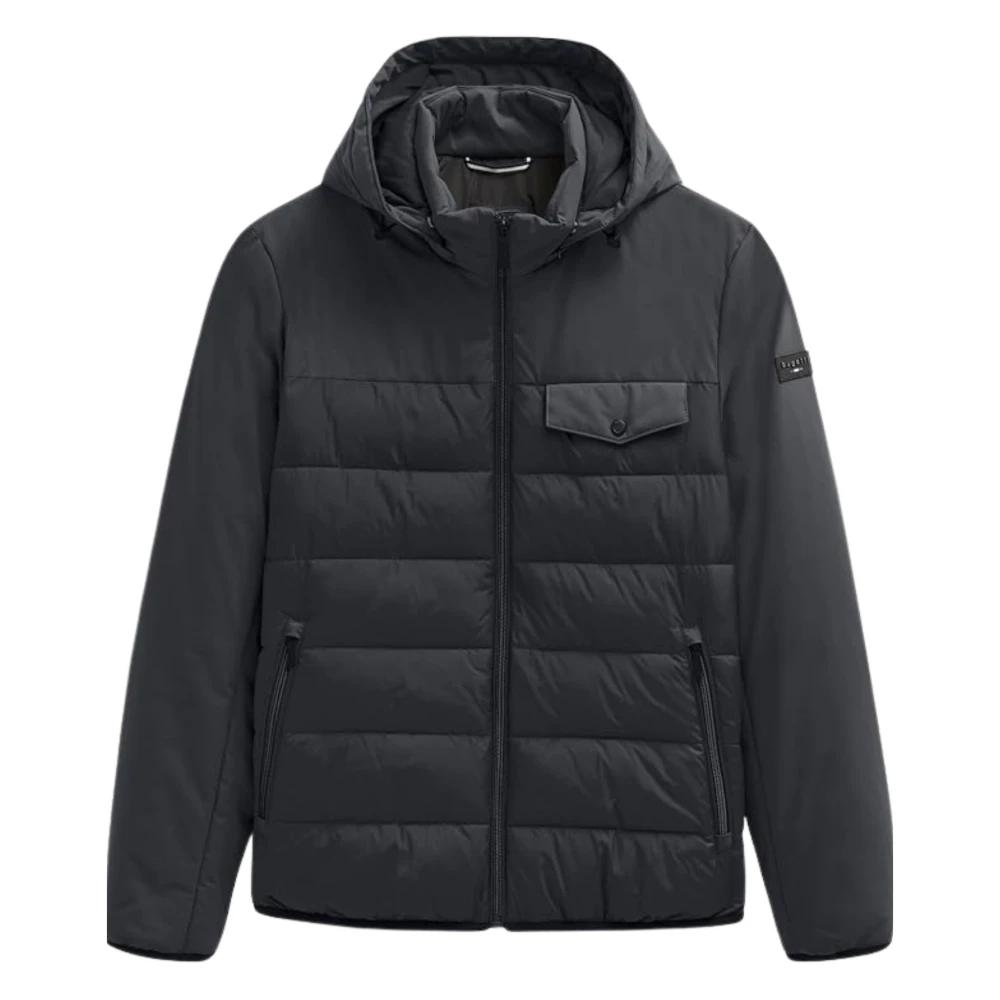 Bugatti Men's Blue Winter Jacket - Winter Jackets - 2XL - Jackets