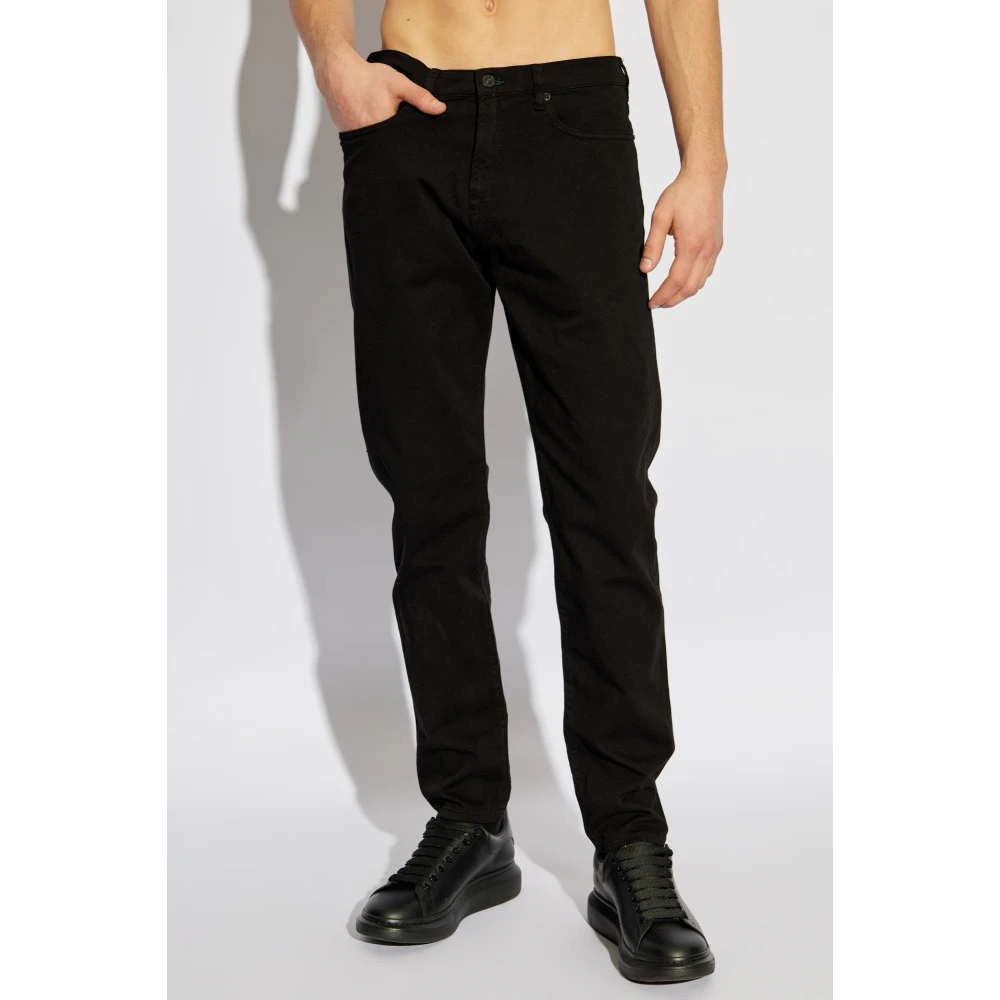 PS By Paul Smith Jeans met licht toelopende pijpen Black Heren