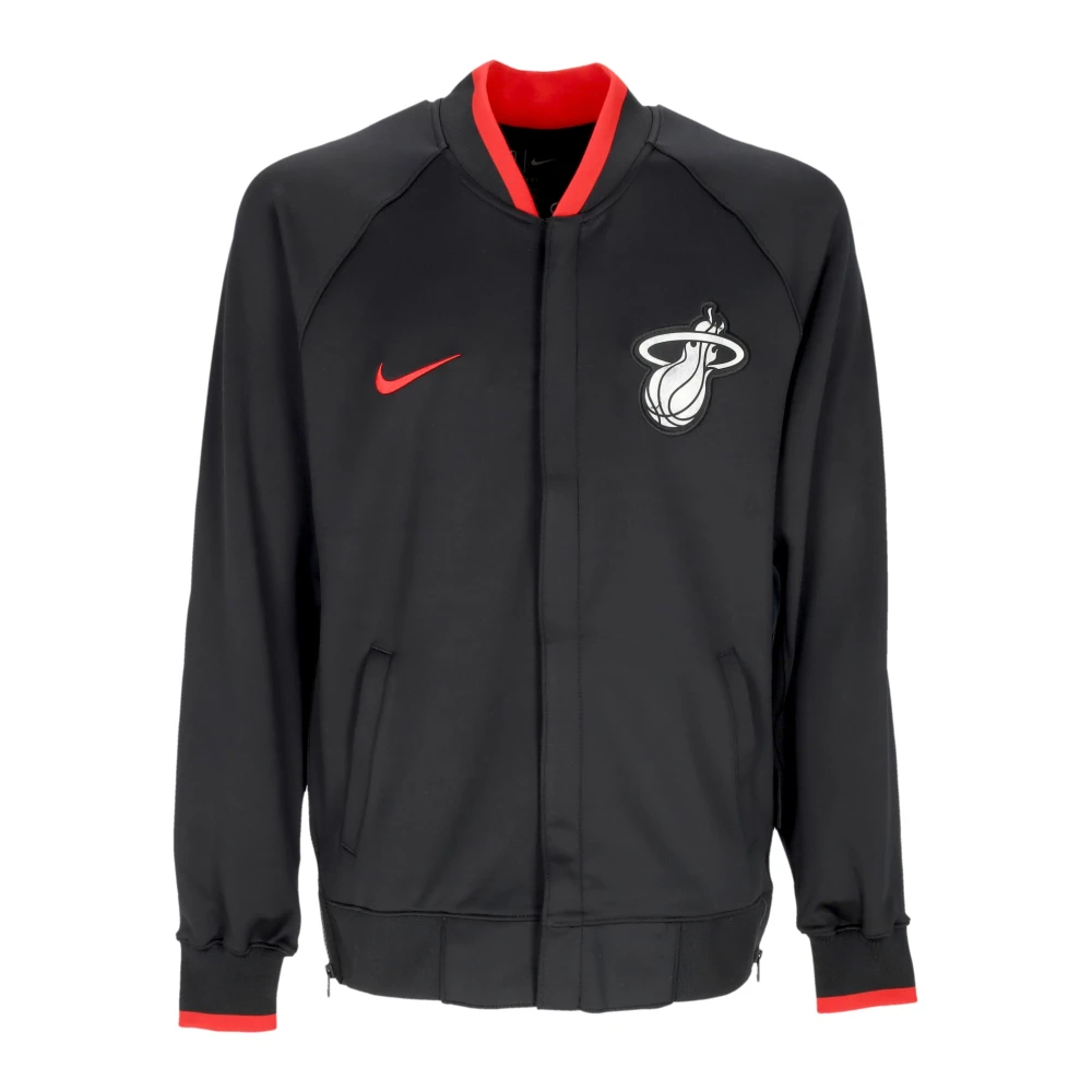 Nike Black Training, Male, M, Miami Heat Lightweight Sweatshirt Jacket