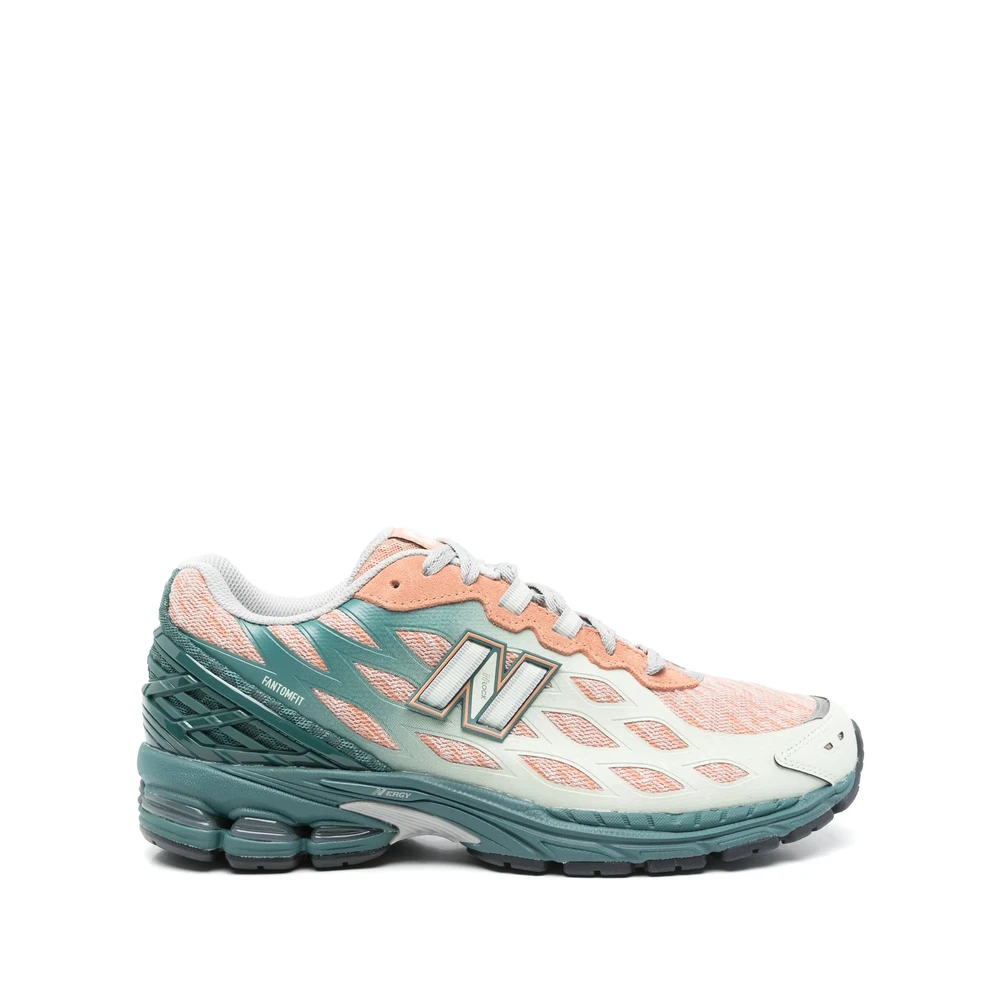 New Balance Men's Multicolor Teal Green Lace-Up Trainers - Sneakers - 8 Uk - Shoes