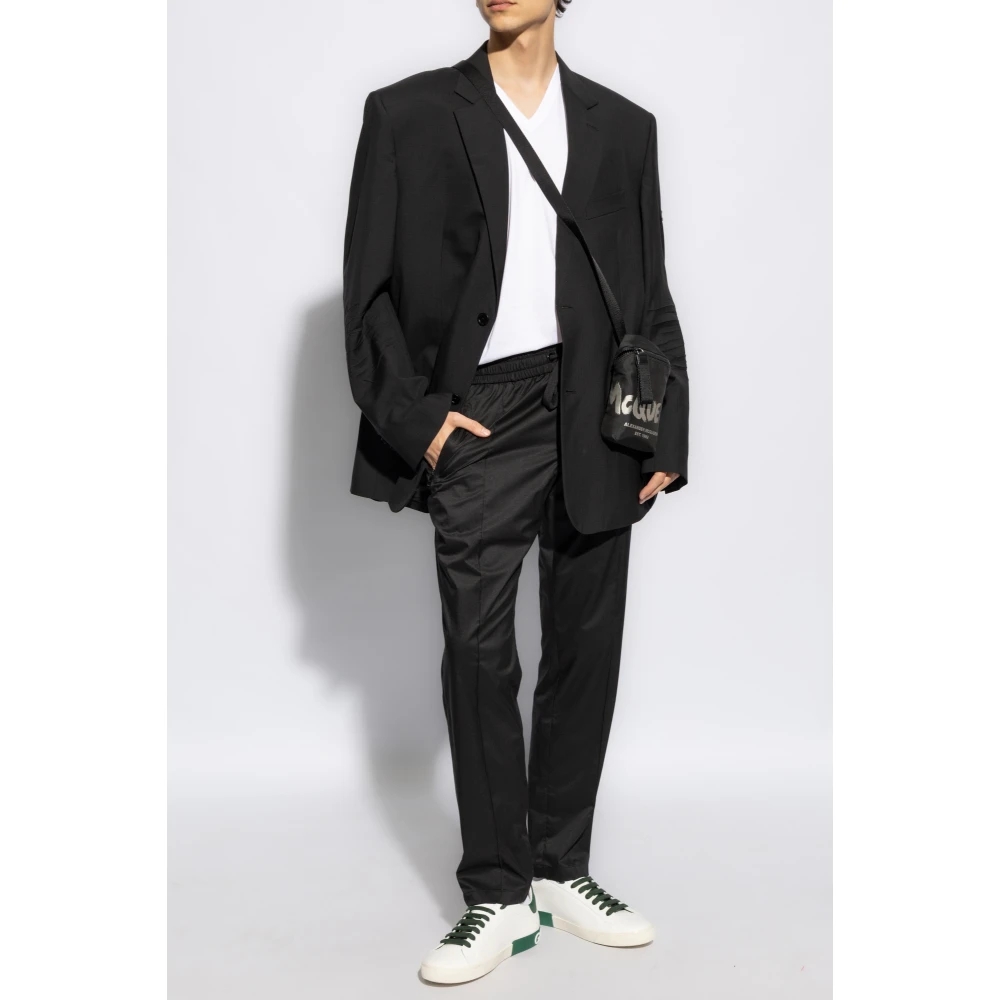 Dolce & Gabbana Broek met stiksels op de benen Black Heren