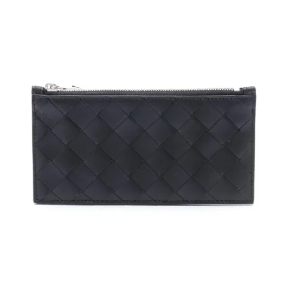 Bottega Veneta Vintage Pre-owned Fabric wallets Black Dames