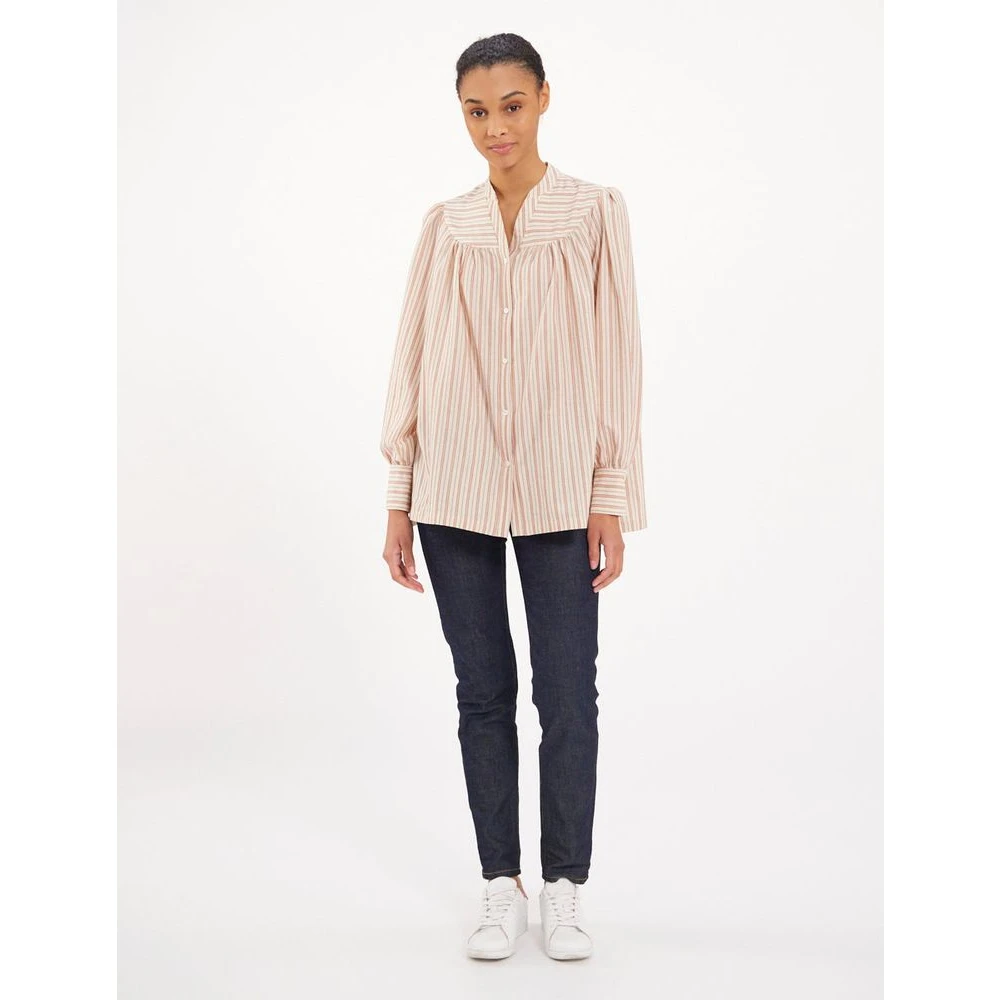 Ines De La Fressange Paris Elegante Gestreepte Blouse Multicolor Dames