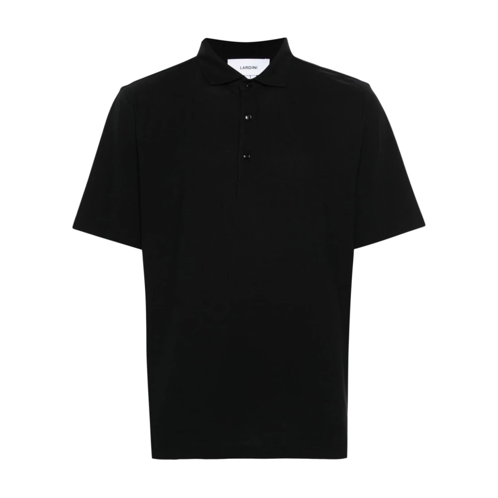 Lardini Polo Shirts Black Heren