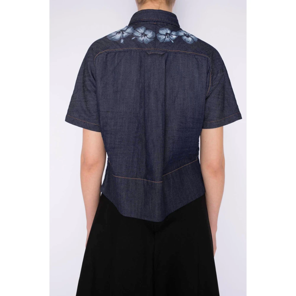 Dsquared2 Casual Overhemd Blue Dames