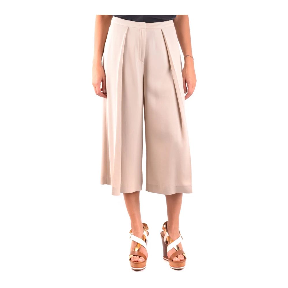 Fabiana Filippi Women's Beige Wide Trousers