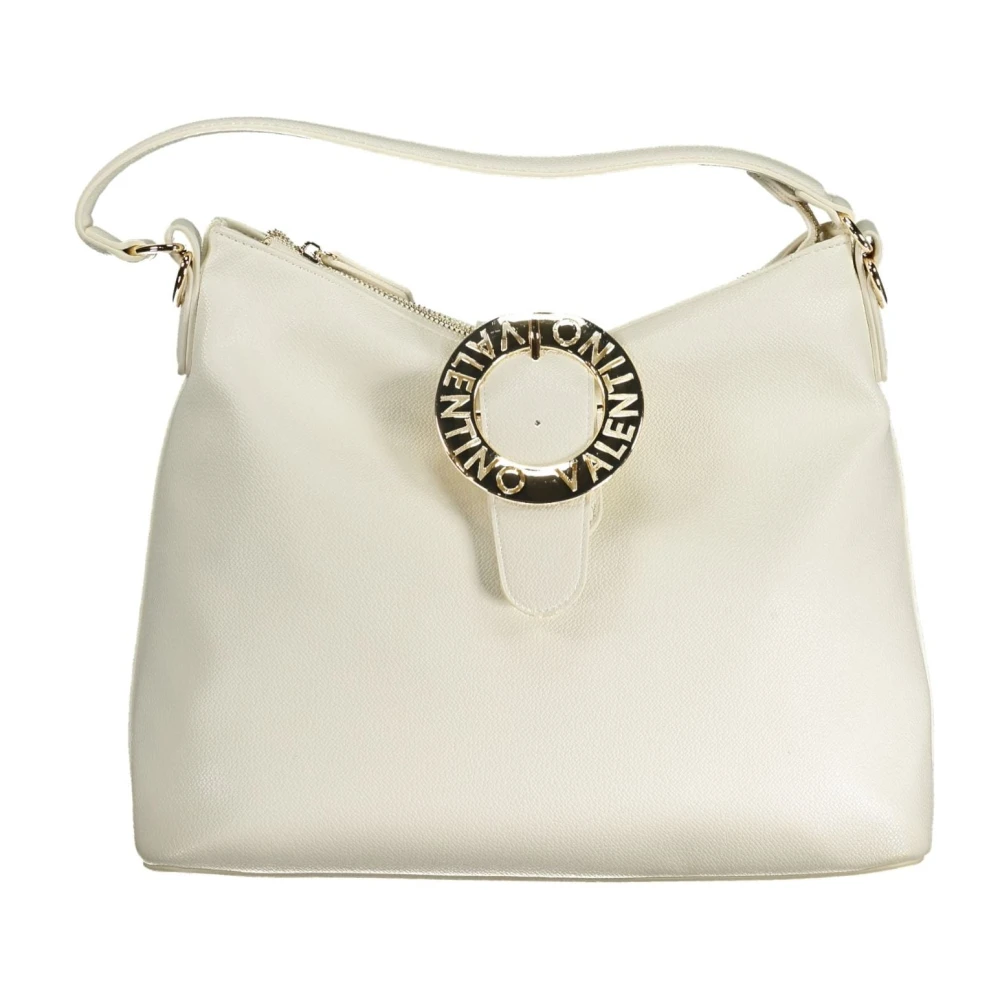Valentino by Mario Valentino Witte Schoudertas met Verstelbare Band White Dames