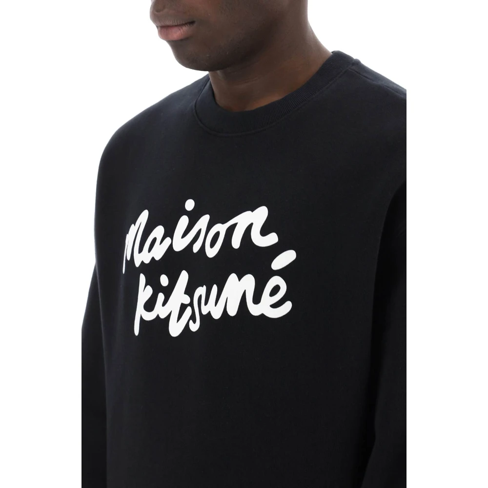 Maison Kitsuné Sweatshirts Black Heren