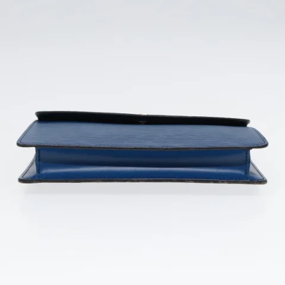 Louis Vuitton Vintage Pre-owned Leather clutches Blue Dames