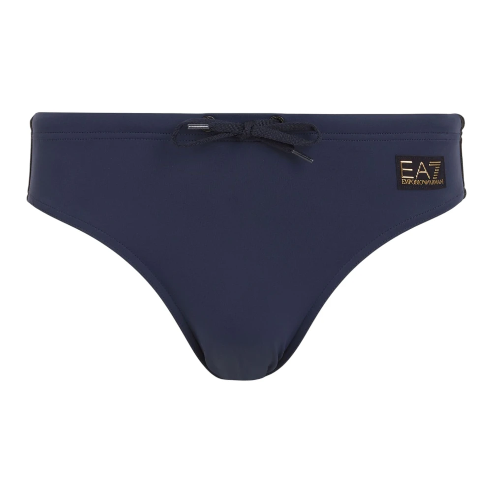 Emporio Armani Herren Blau Bademode, Sgröße: