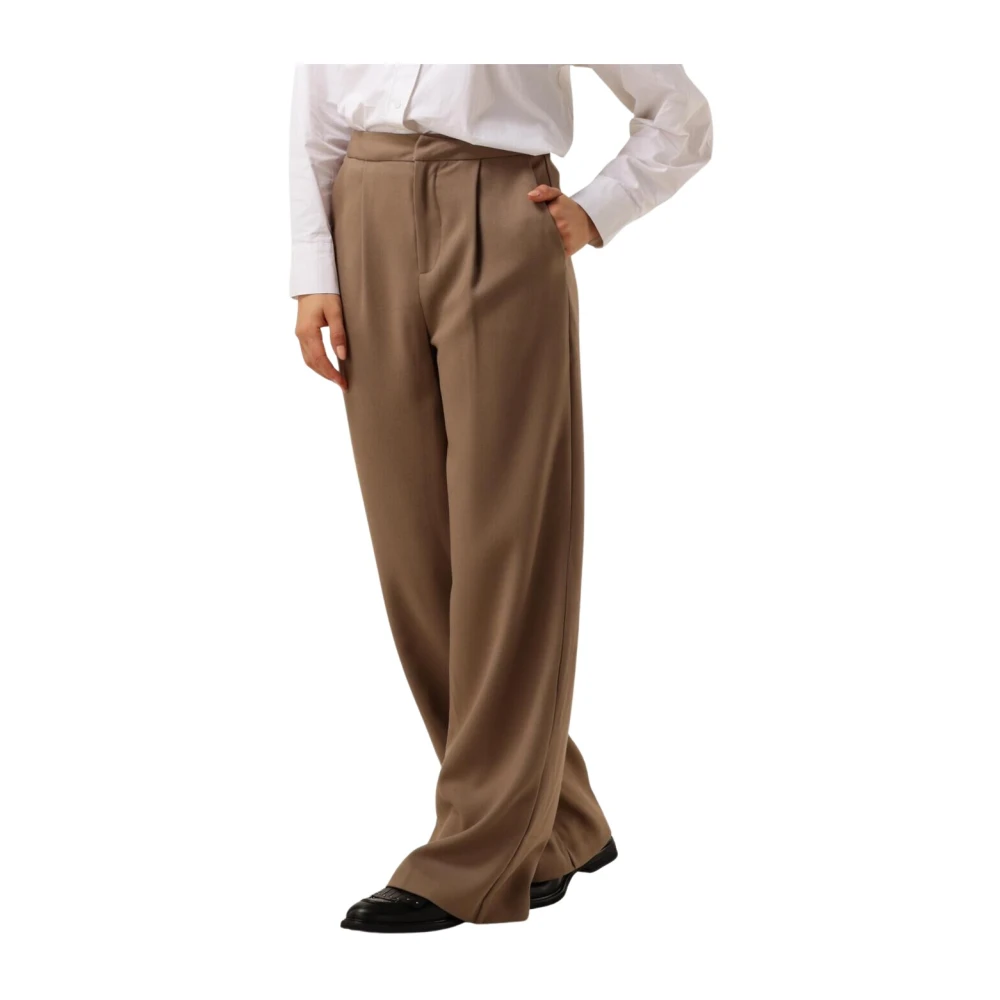 Notre-v Taupe Nv-Ella Broek Beige Dames