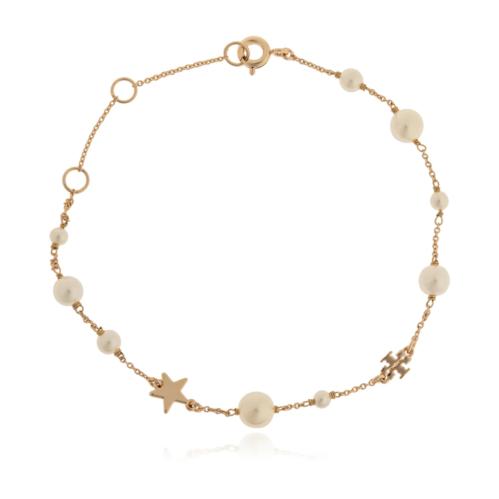 Tory Burch Donna Giallo - Delicate Kira Pearl Bracelet - Accessories - One Size