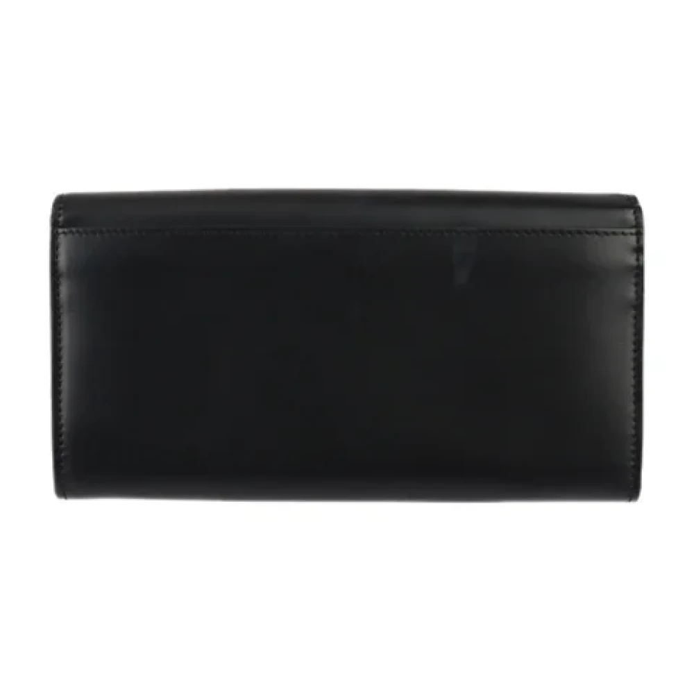 Fendi Vintage Pre-owned Leather wallets Black Dames