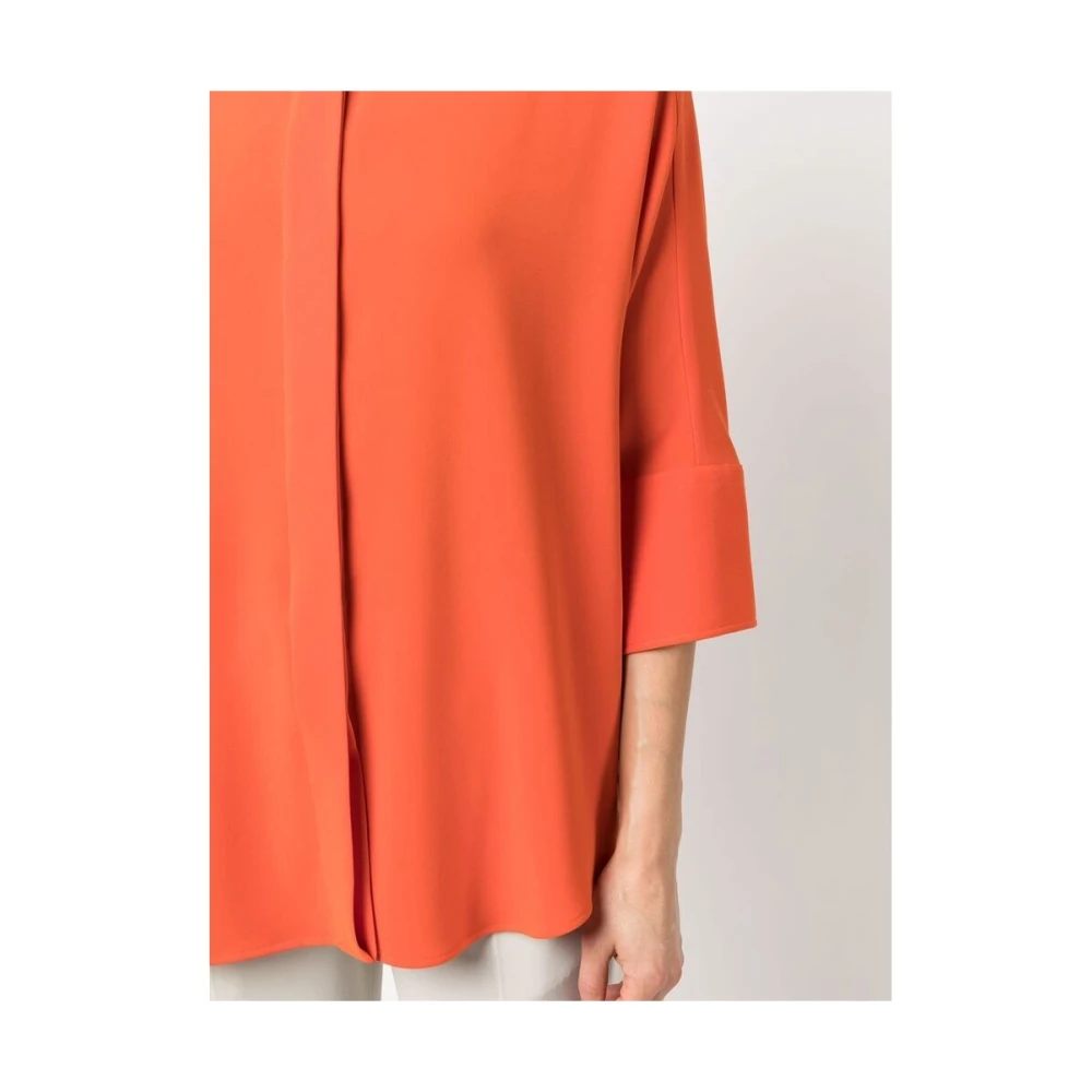 Alberto Biani Oranje Shirt met Driekwart Mouwen Orange Dames