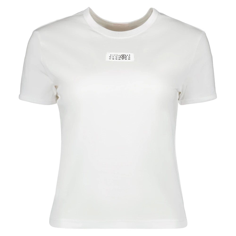 Numeric Blanc Bomuld T-shirt Forår-Sommer 2025