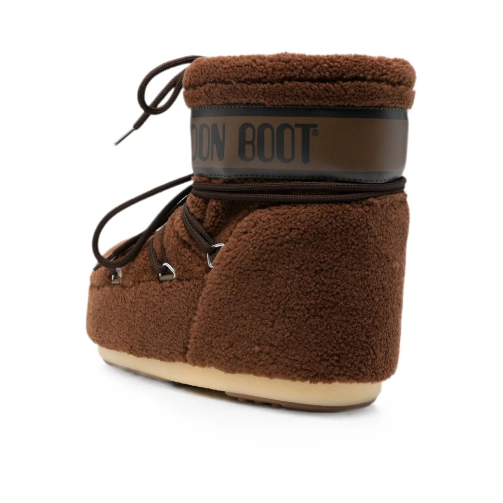 Moon Boot Mb Icon Low Fleece Ankle Boots Women's Brown Size 39 - La Redoute - Image 4