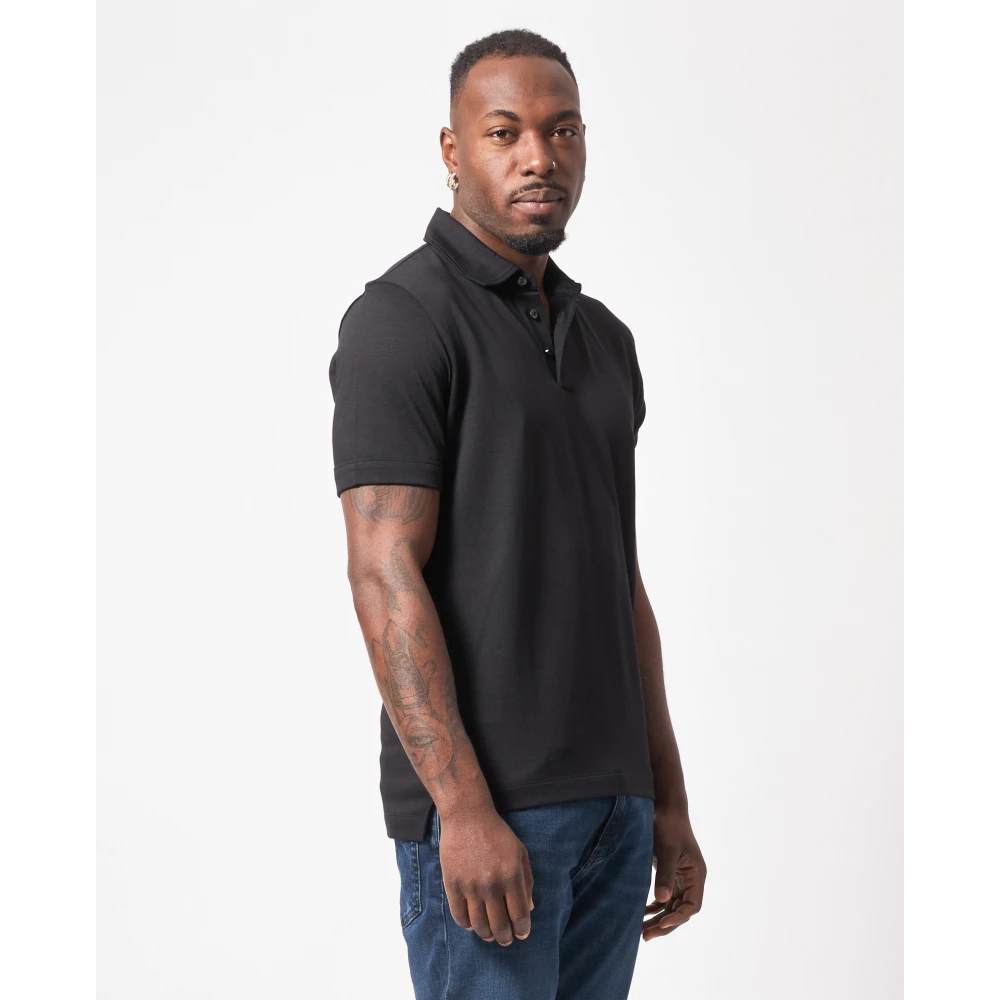 Hugo Boss Klassiek Zwart Poloshirt Black Heren