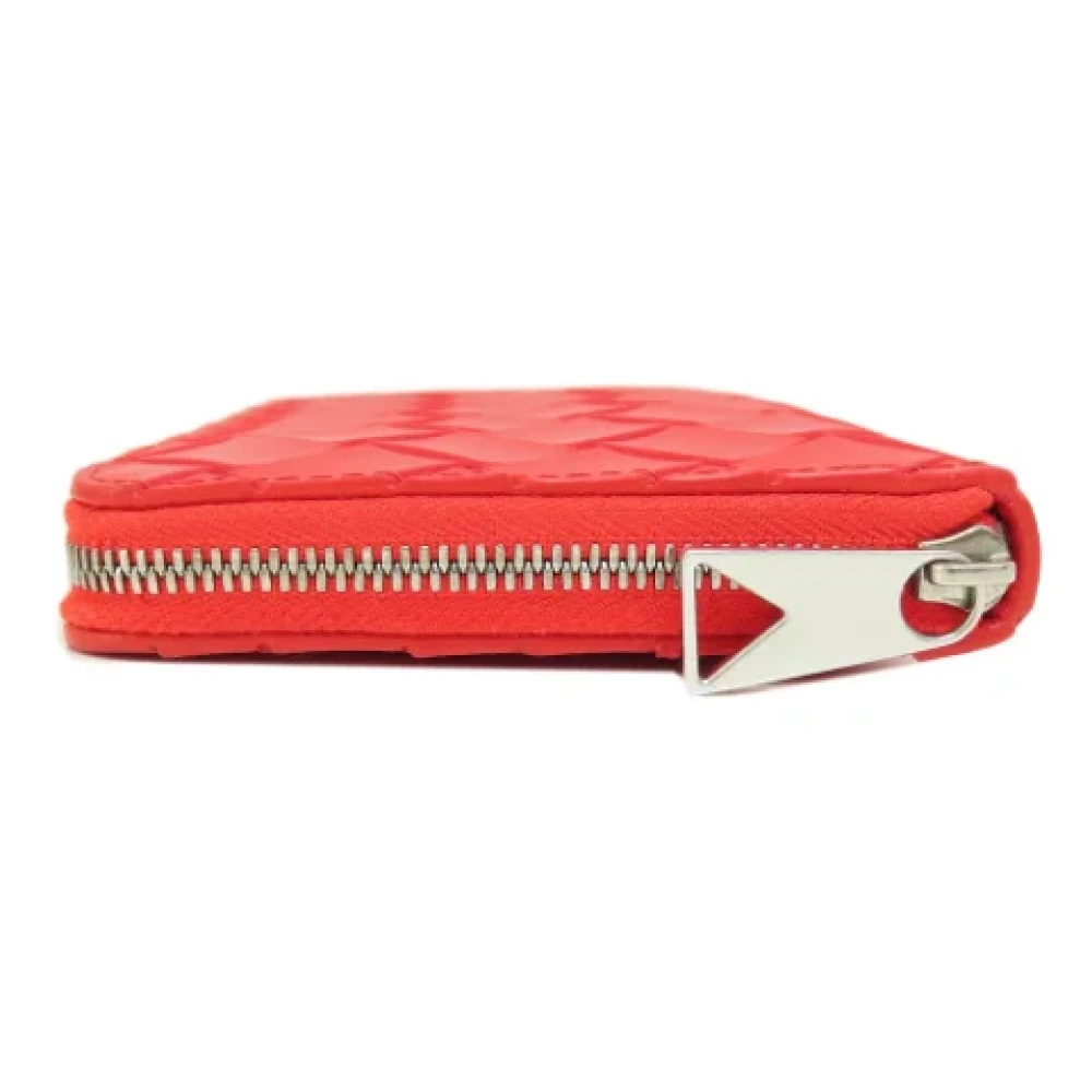 Bottega Veneta Vintage Pre-owned Fabric wallets Red Dames