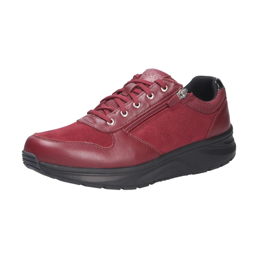 Joya Comfortabele Donkerrode Rits Schoen Dames Schoenen Rood