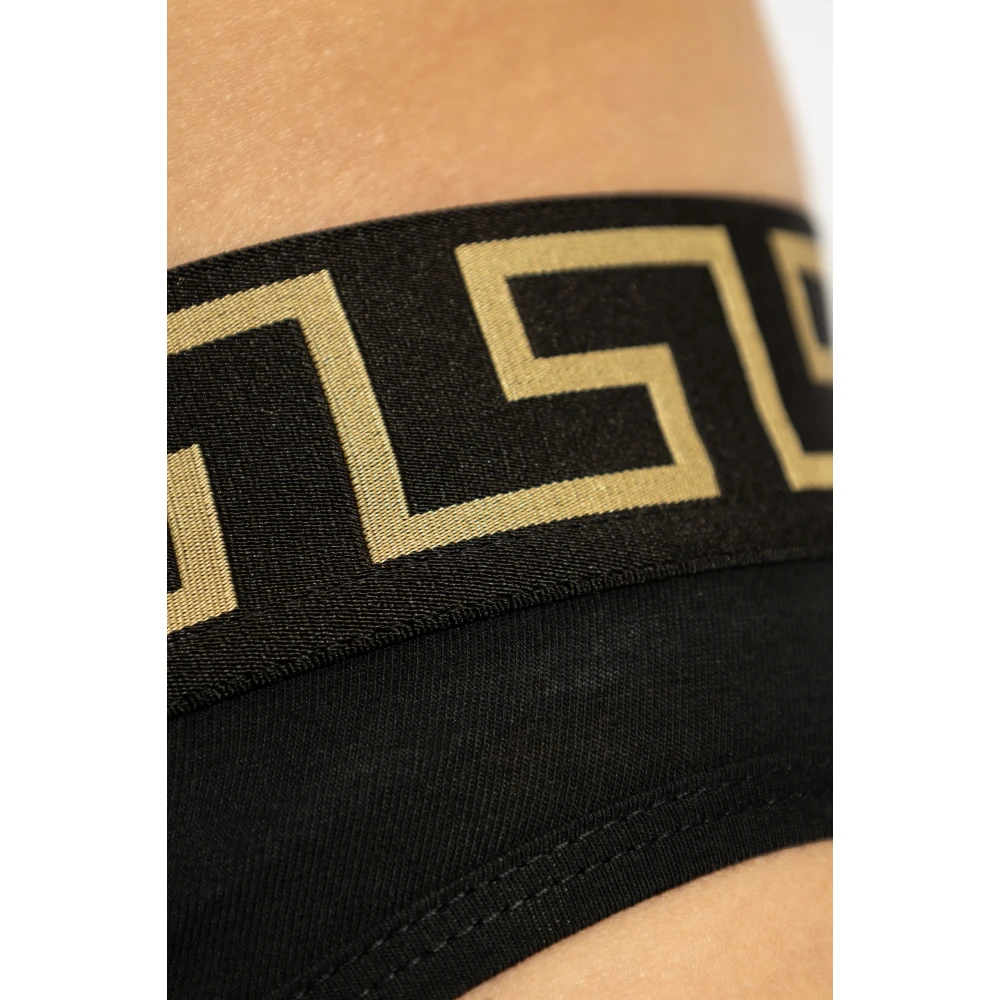 Versace Twee-pack slips Black Heren