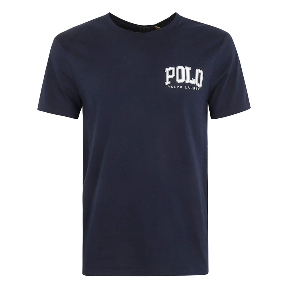 Polo Ralph Lauren Aangepaste Slim Fit Katoenen T-shirt Blue Heren