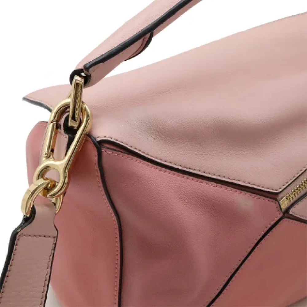 Loewe Pre-owned Leather handbags Pink Dames