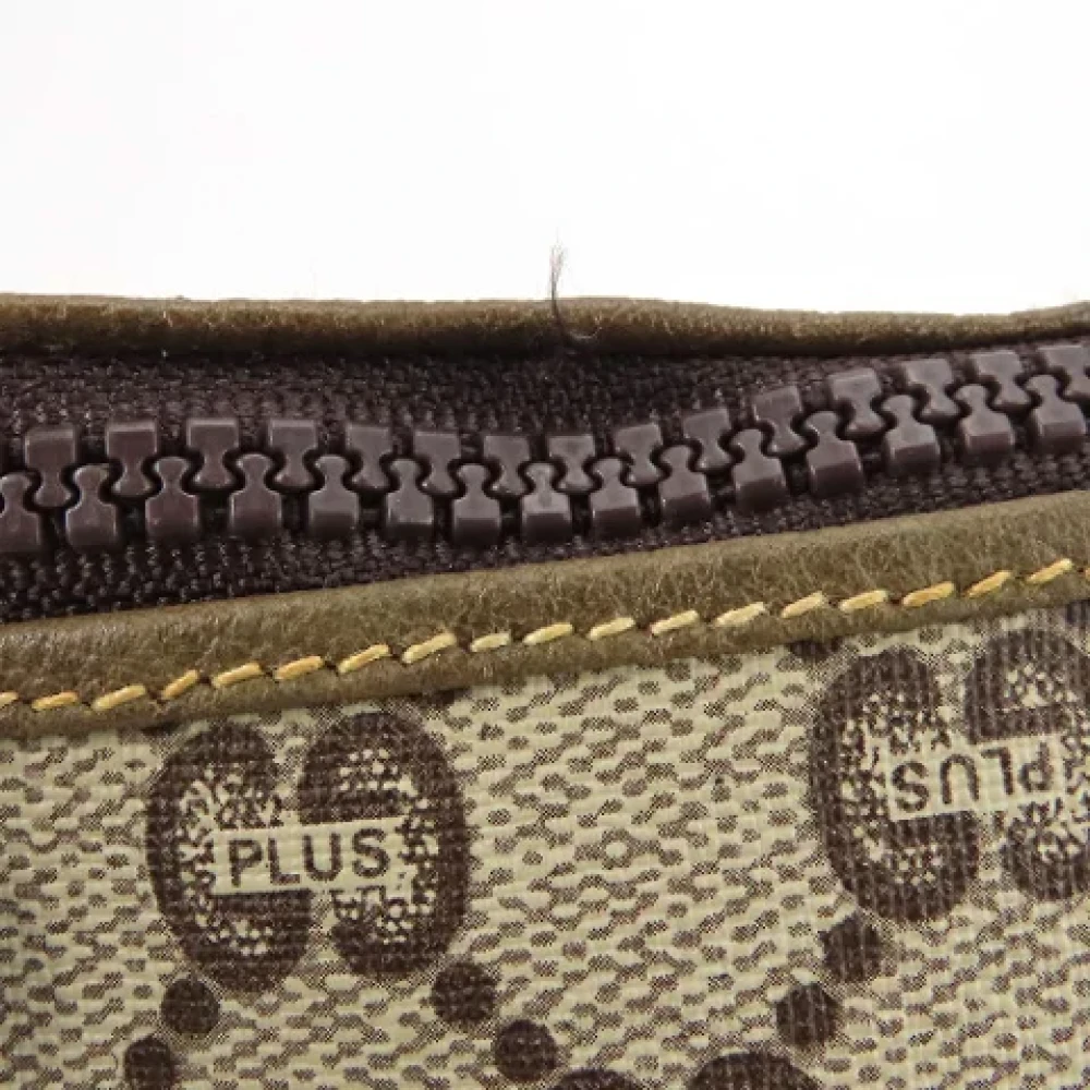 Gucci Vintage Pre-owned Canvas clutches Beige Dames