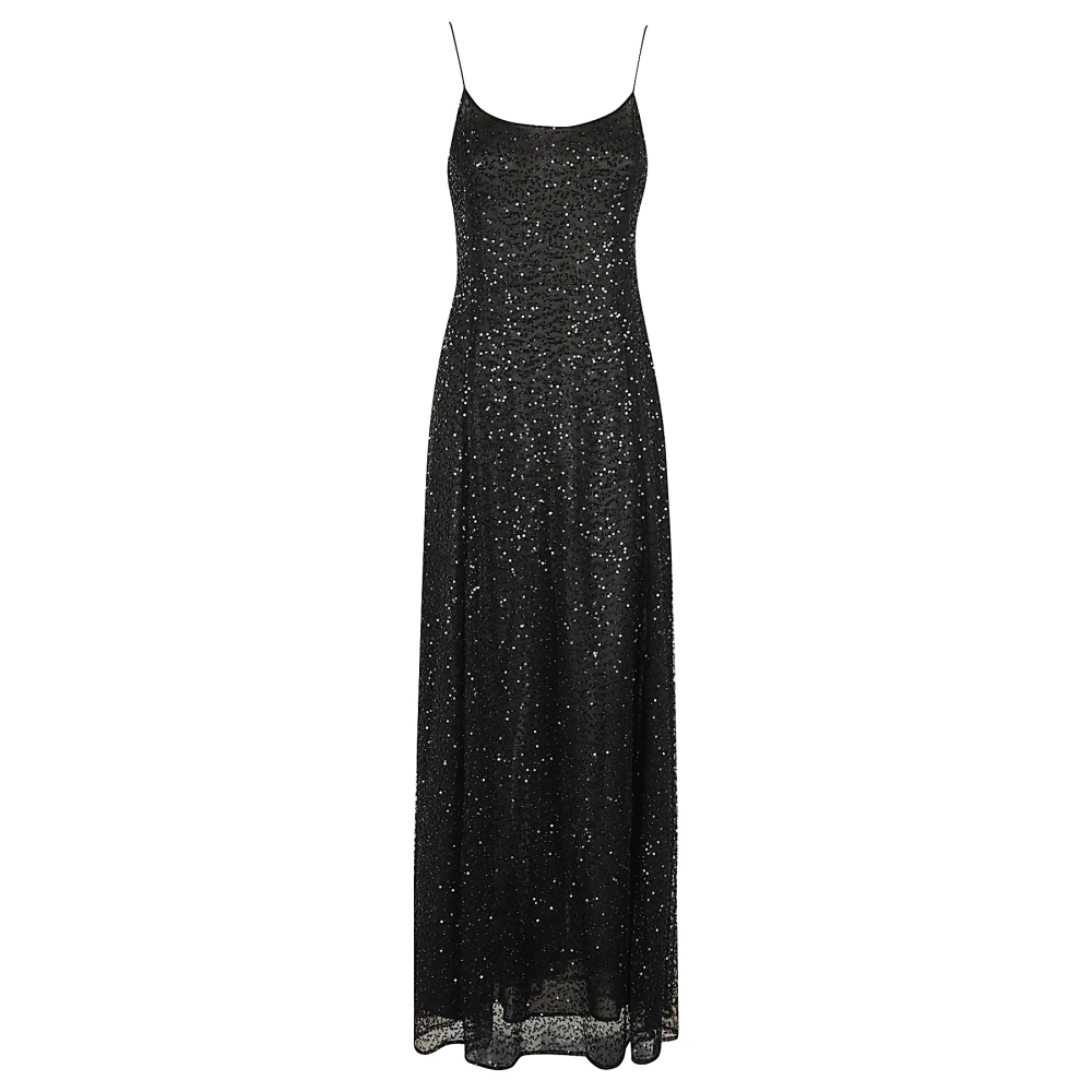 Emporio Armani Elegante Zwarte Jurk Black Dames