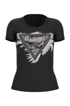 t-shirts-et-polos-noirs-avec-imprime-palmier-triangle