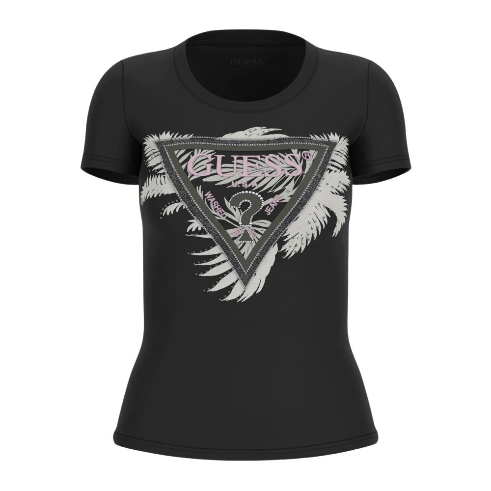 Guess - Tops > T-Shirts - Black - Guess - Modalova