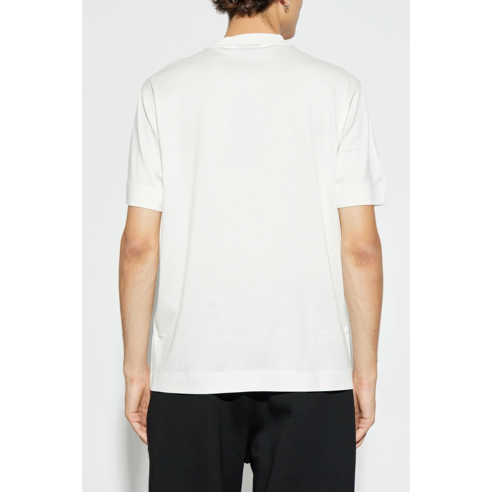 Emporio Armani T-shirt met logo White Heren