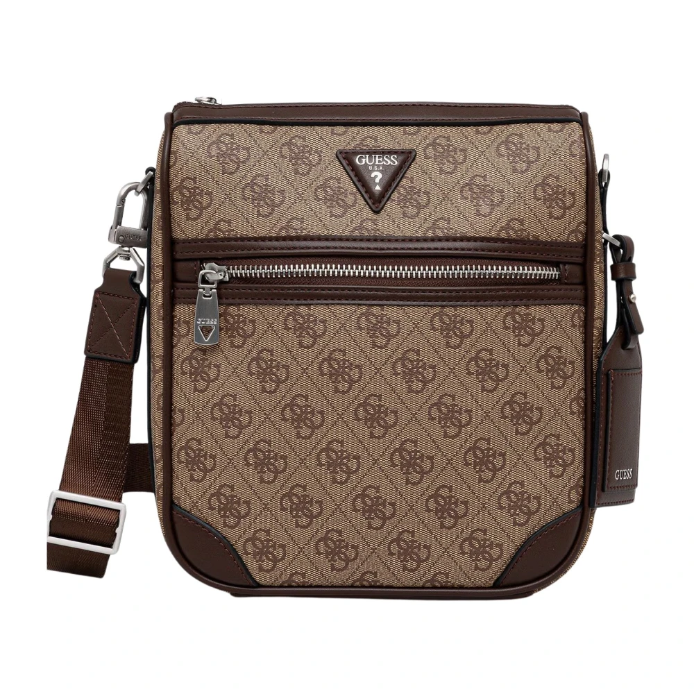 Guess Uomo Beige Borsa A Tracolla Milano 2 - Immagine 2