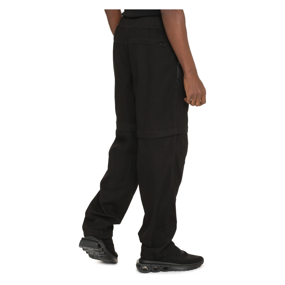 Givenchy Katoenen broek met verstelbare enkels Black Heren