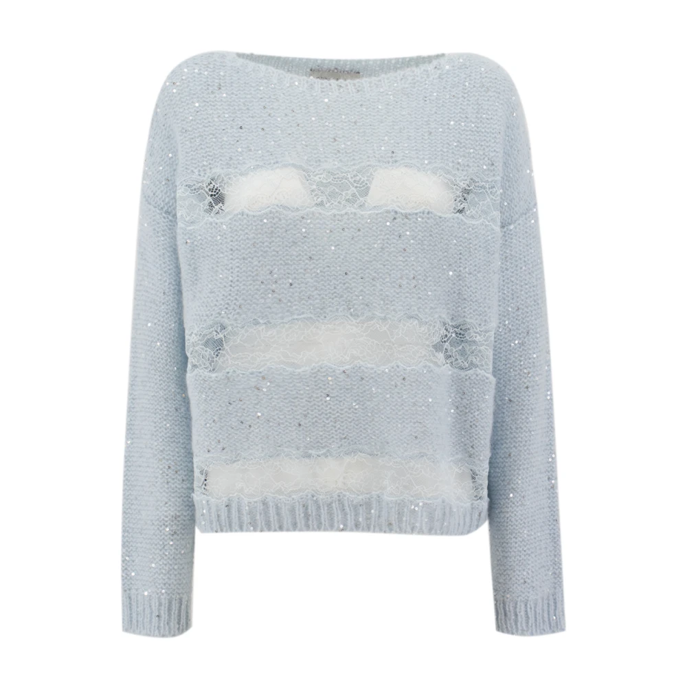 Knitwear > Round-neck Knitwear - - Ermanno Scervino - Modalova