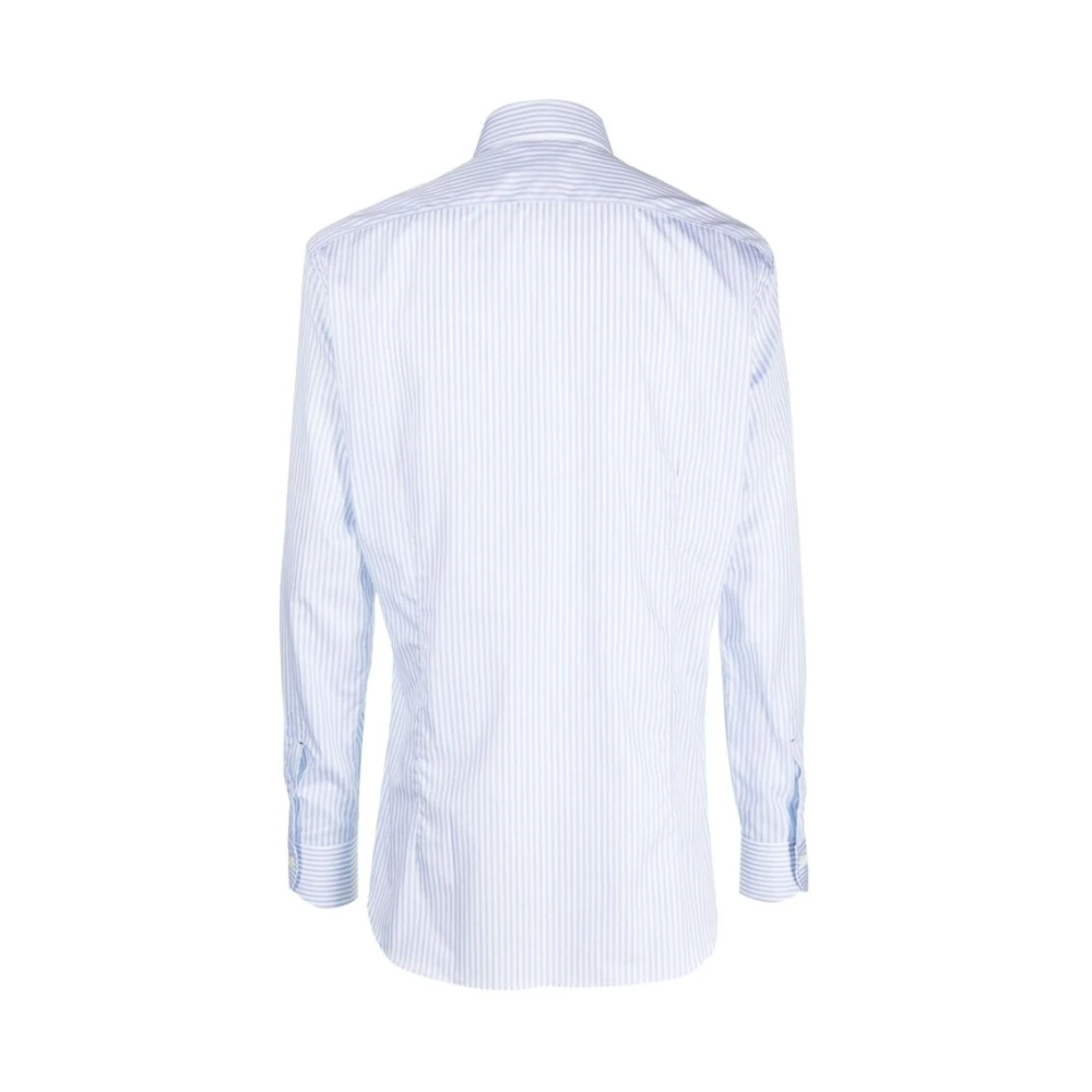 Mazzarelli Casual Shirts Blue Heren