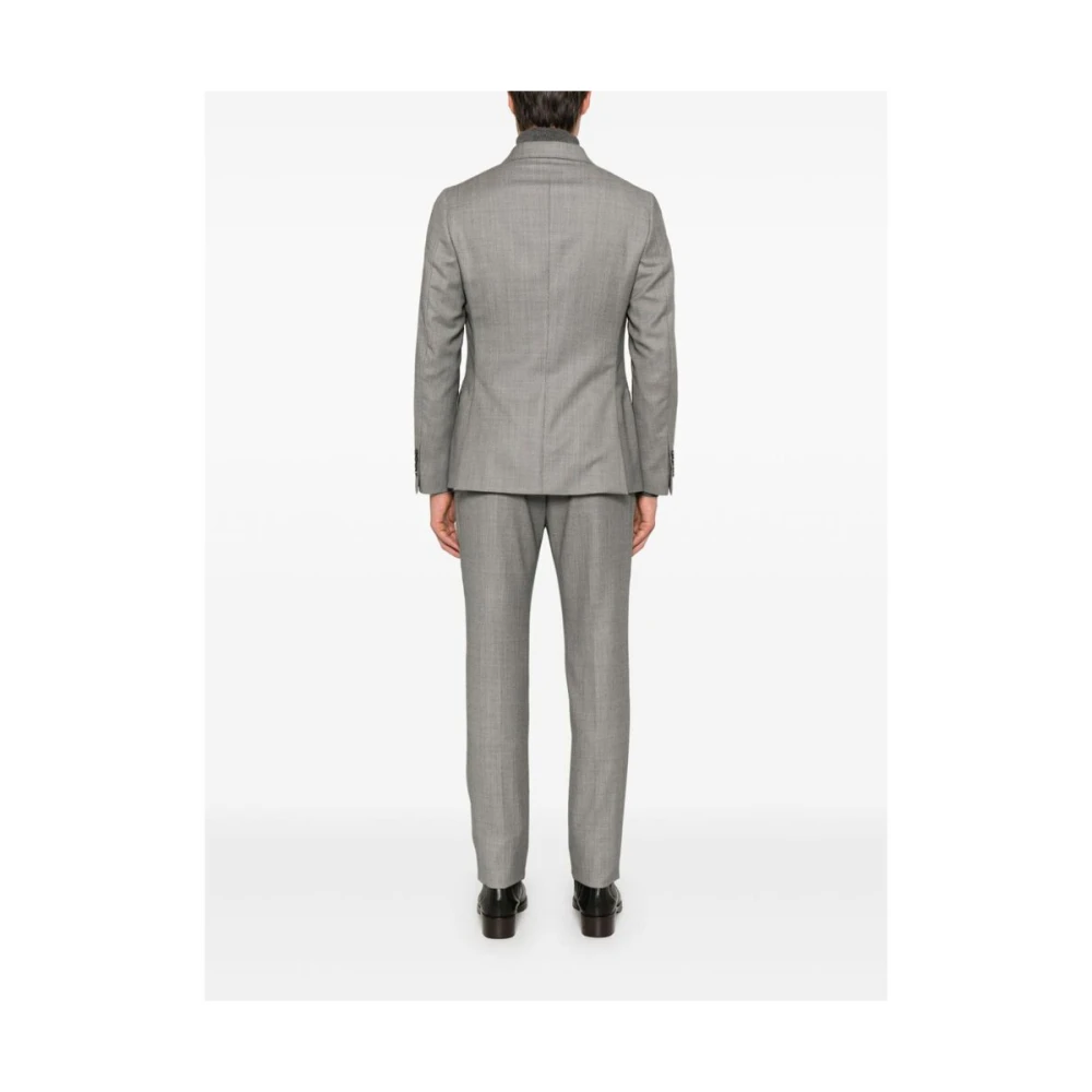 Reveres 1949 Micro-Dot Blazer en Broek Set Gray Heren