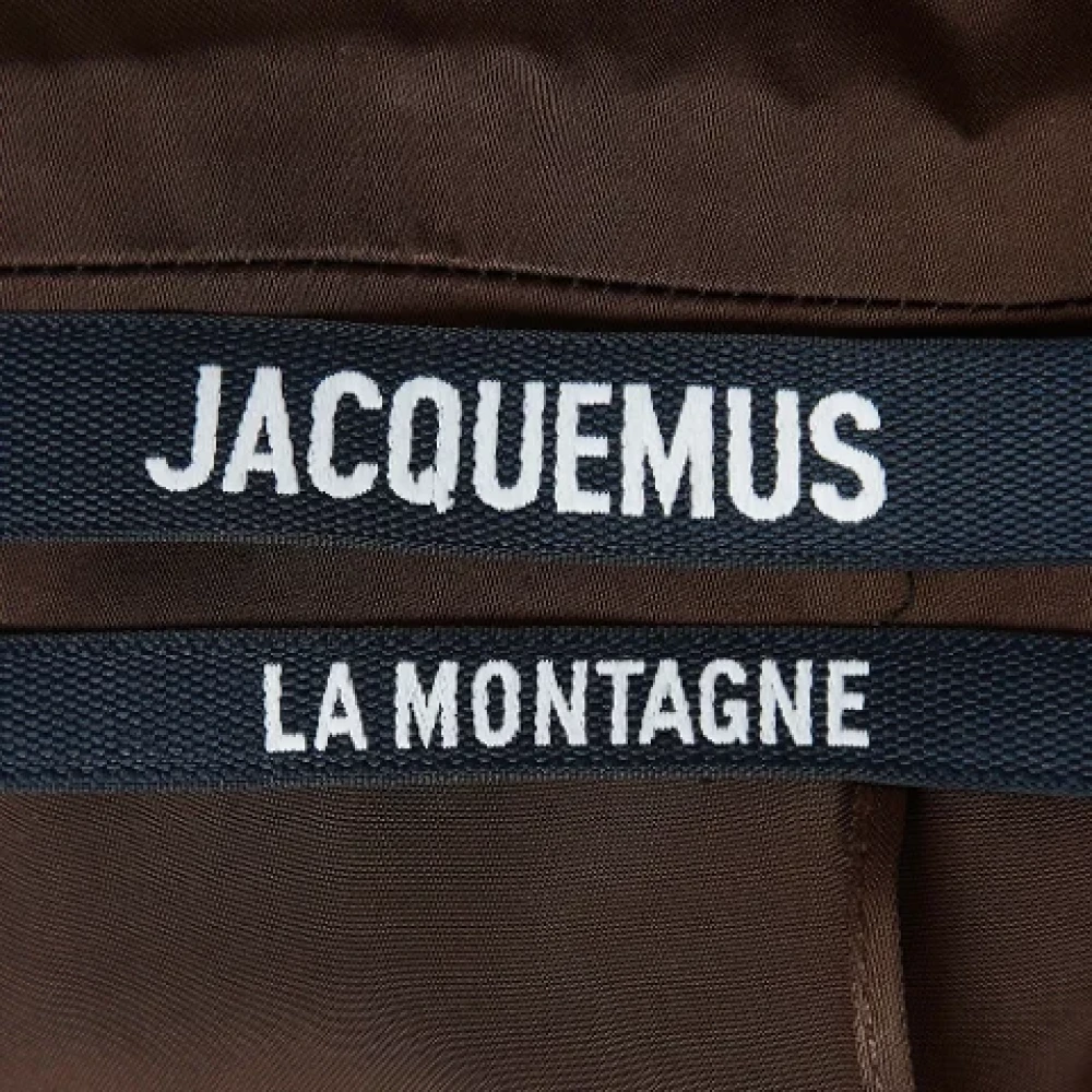 Jacquemus Pre-owned Satin tops Brown Dames
