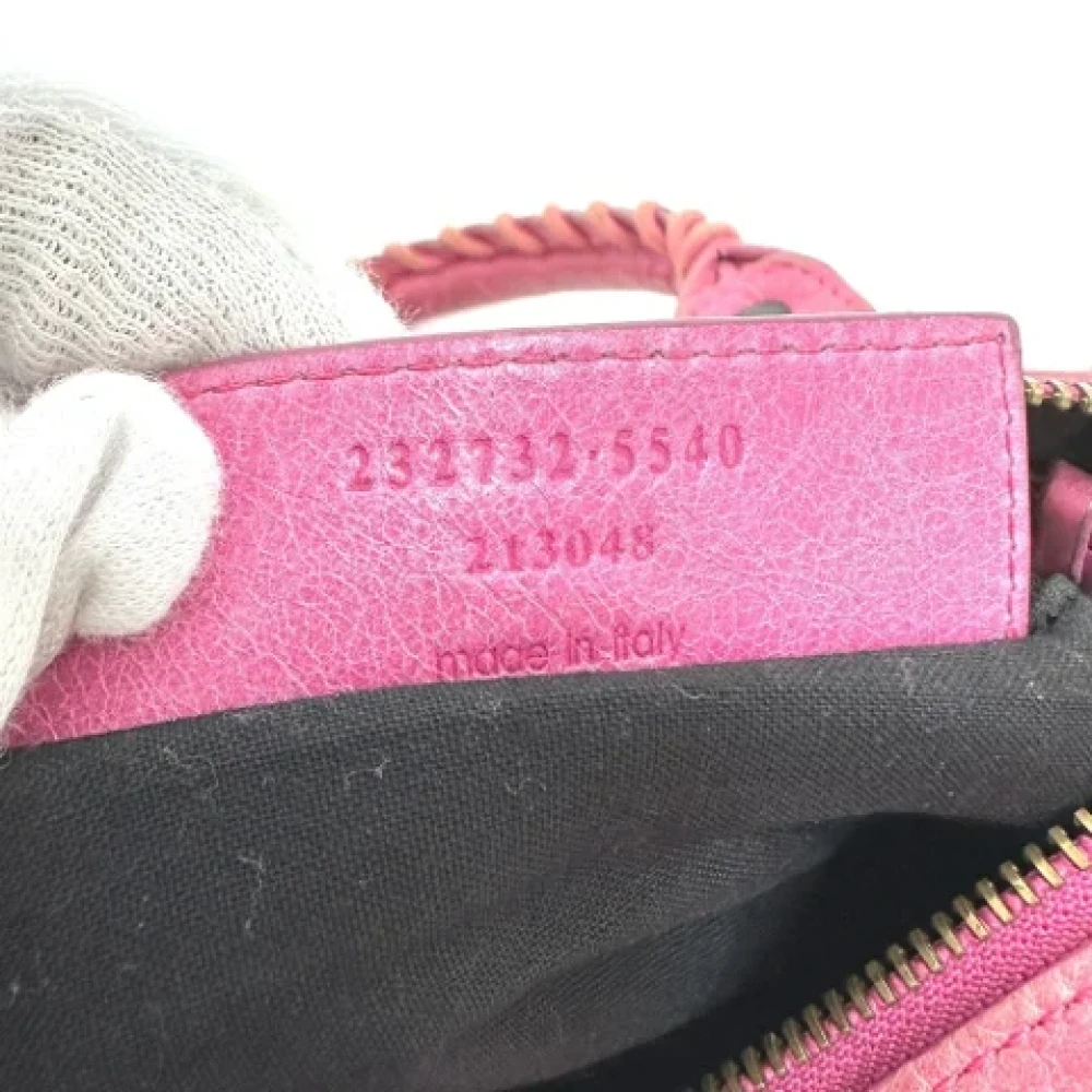 Balenciaga Vintage Pre-owned Leather balenciaga-bags Pink Dames