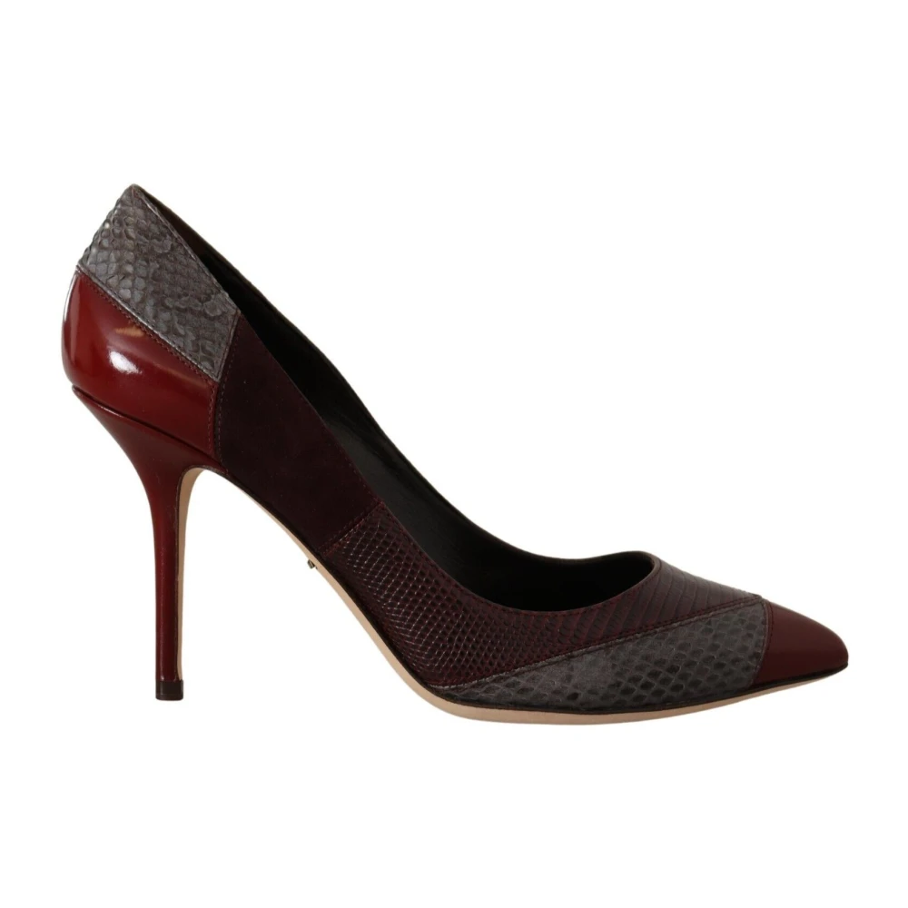 Dolce & Gabbana Women's Exotic Leather High Heel Pumps