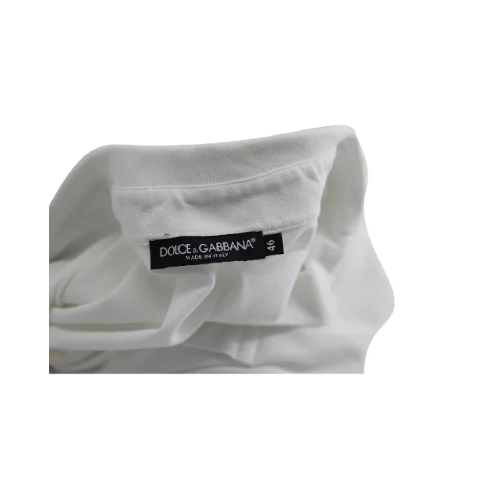 Dolce & Gabbana Pre-owned Cotton tops White Heren