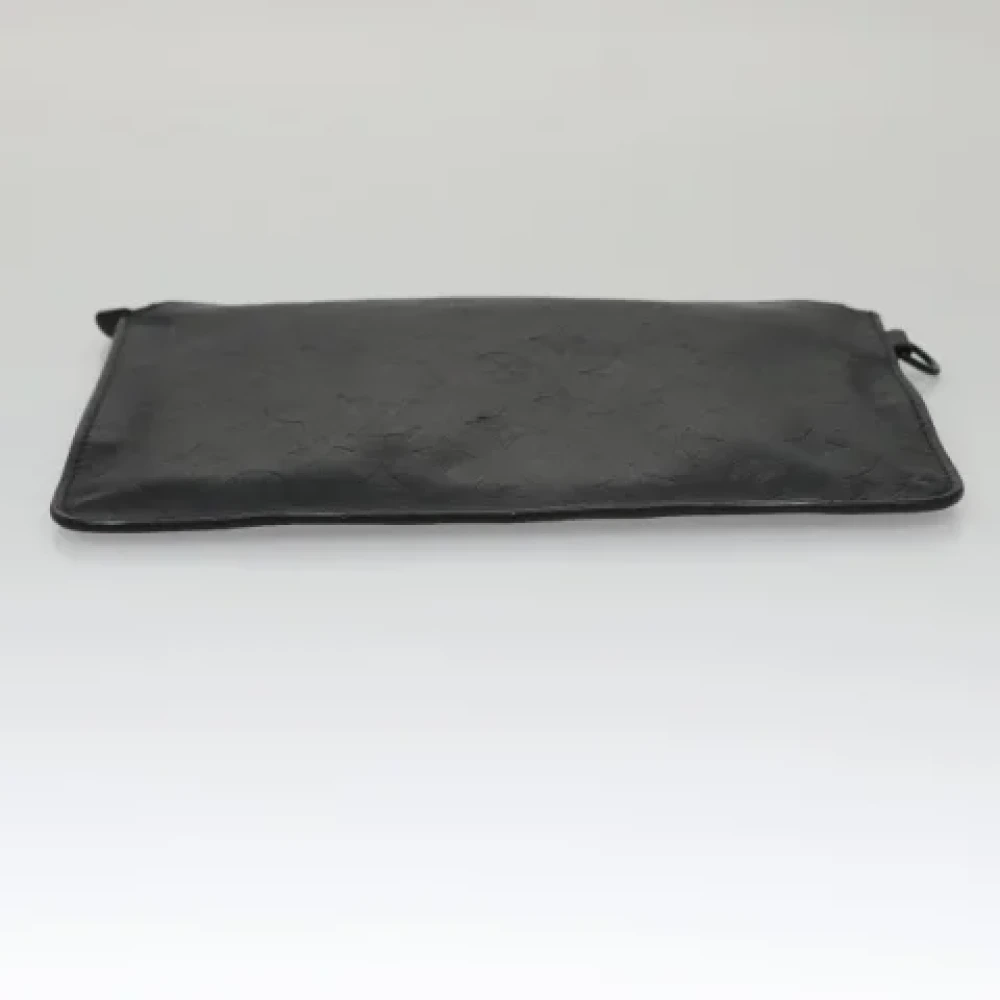 Louis Vuitton Vintage Pre-owned Leather pouches Brown Dames