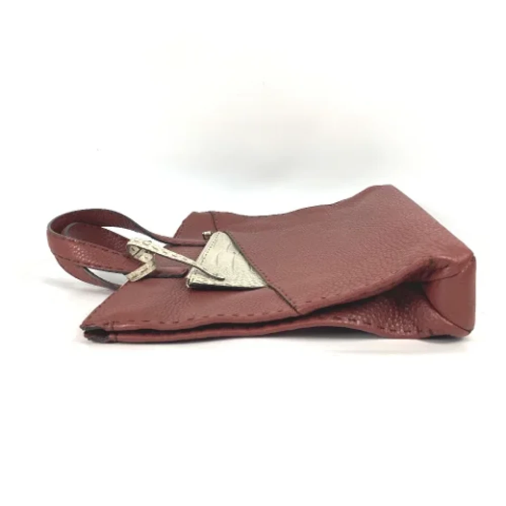 Fendi Vintage Pre-owned Leather fendi-bags Brown Dames
