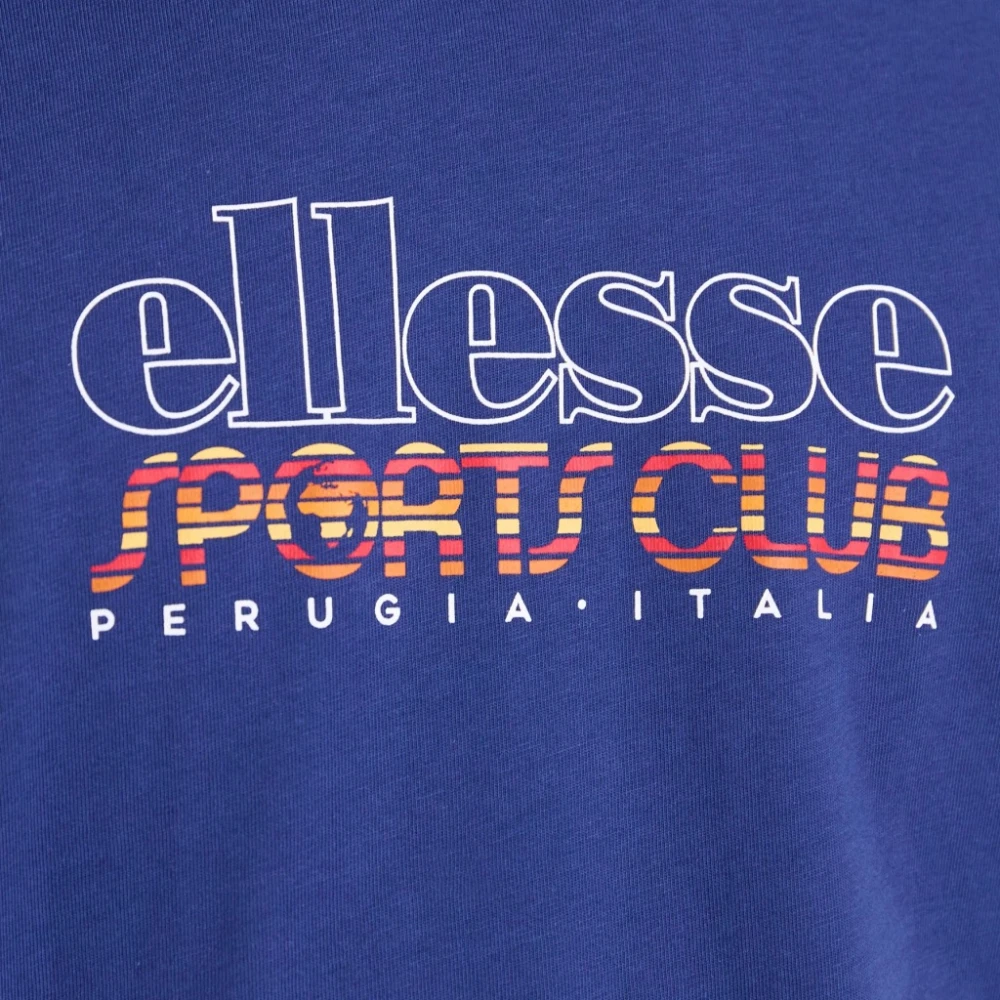 Ellesse Vettica Tee Shirt Blue Heren