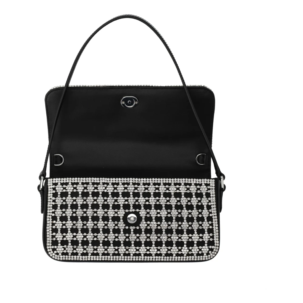 Self Portrait Kristal Baguette Zwarte Handtas Black Dames