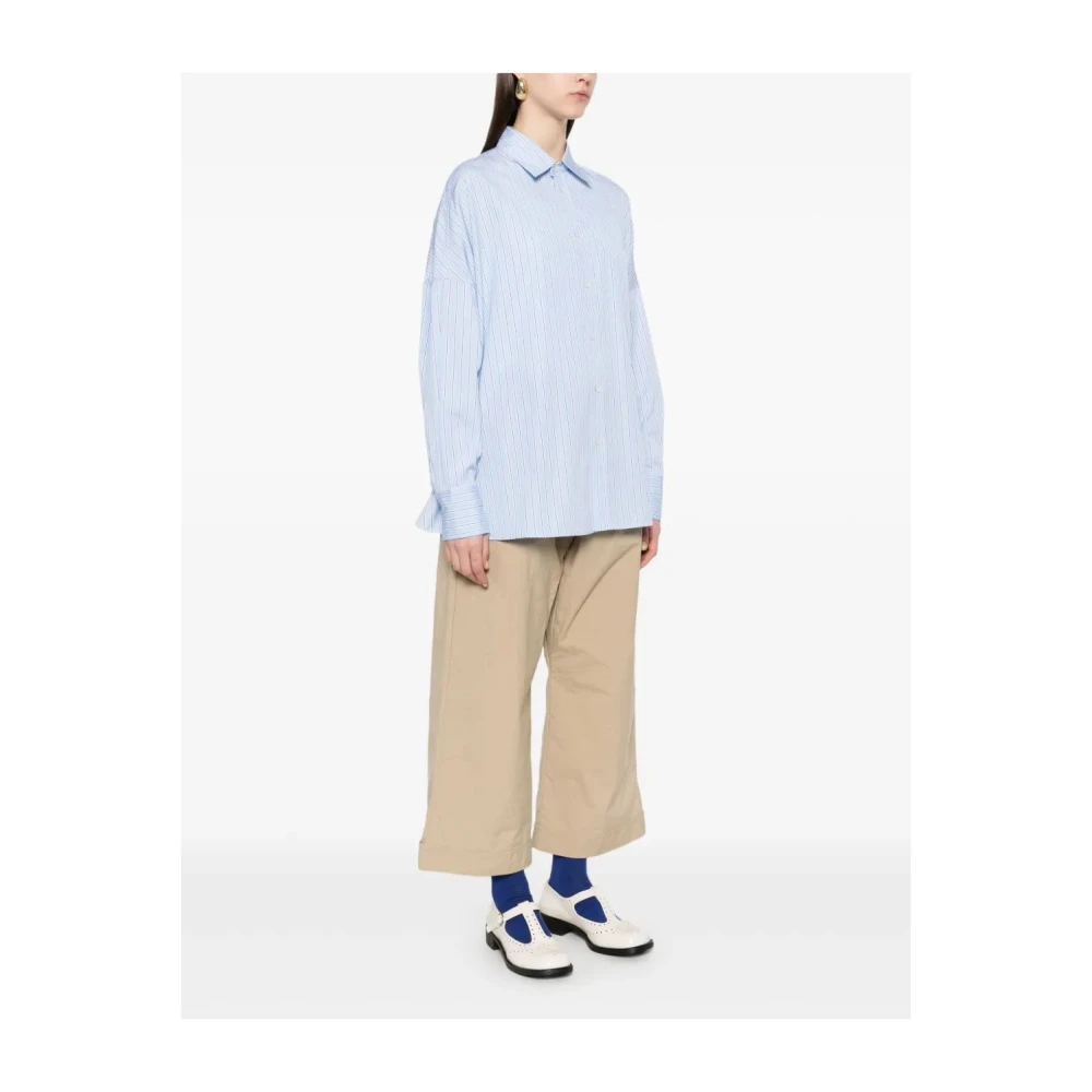 Plan C Lange mouwen overhemd Blue Dames