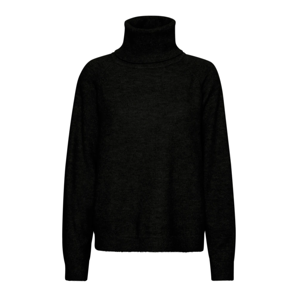 Saint Tropez Zwarte Rollneck Pullover Trui Black Dames