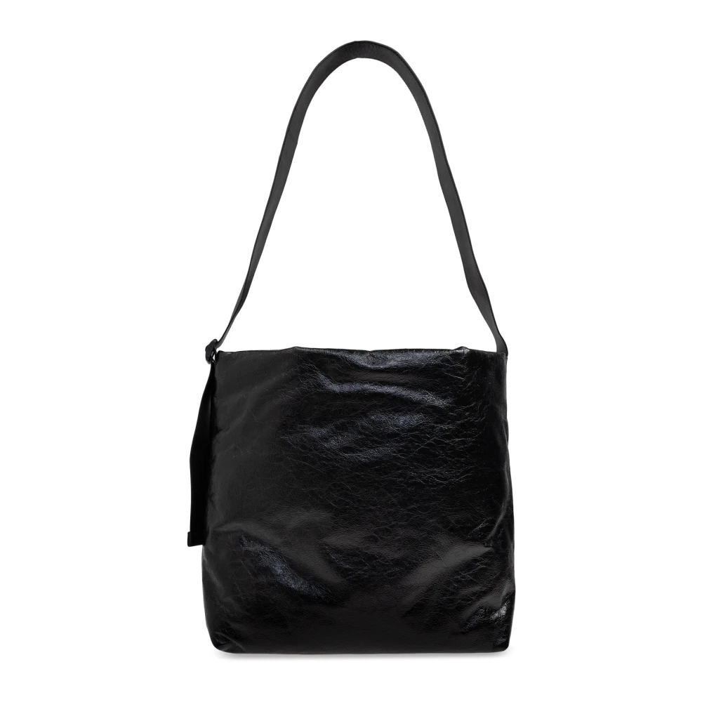 Balenciaga Schoudertas Monaco Groot Black Heren