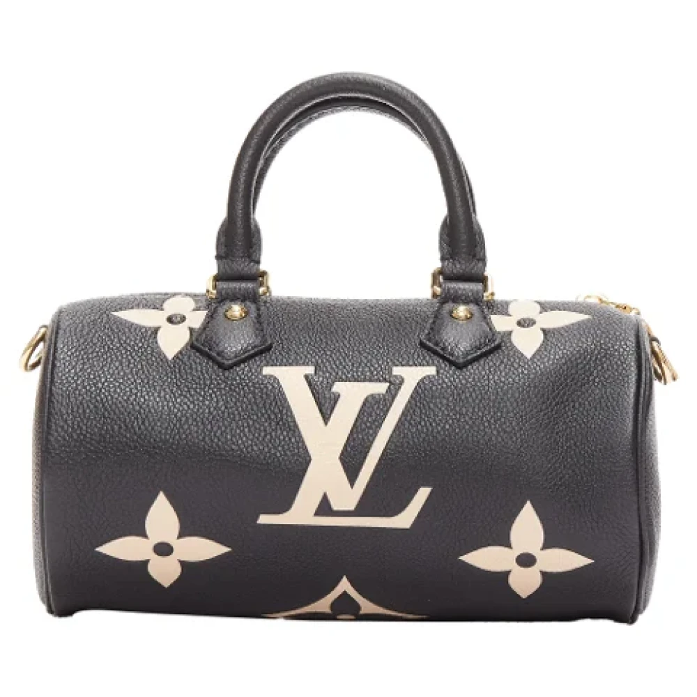 Louis Vuitton Vintage Pre-owned Leather louis-vuitton-bags Black Dames