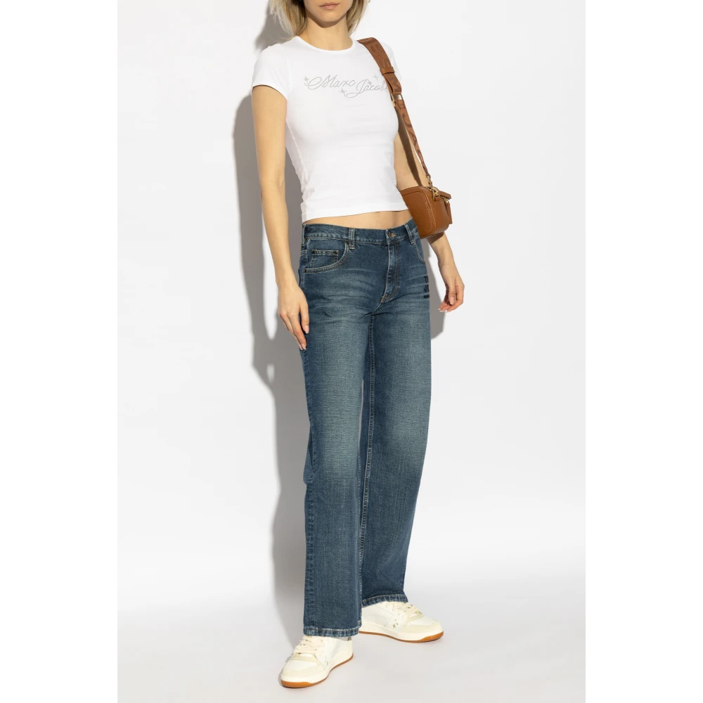 Marc Jacobs Logo top White Dames